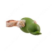 Утка зеленая GiGwi с отключаемой пищалкой