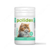 Витамины Polidex Super Wool (Супер Вул) для кошек, 80 шт.