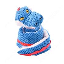 Змейка Mr.Kranch с карманами под лакомств, 96 см, синяя
