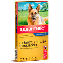 Адвантикс 400 капли (4 пип) п/паразит. 25-40 кг д/собак