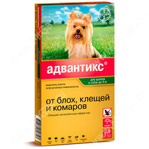 Адвантикс 40 капли (4 пип) п/паразит. до 4 кг д/собак